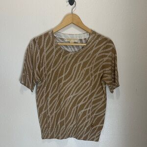 Michael Kors Short Sleeve Top, Size M